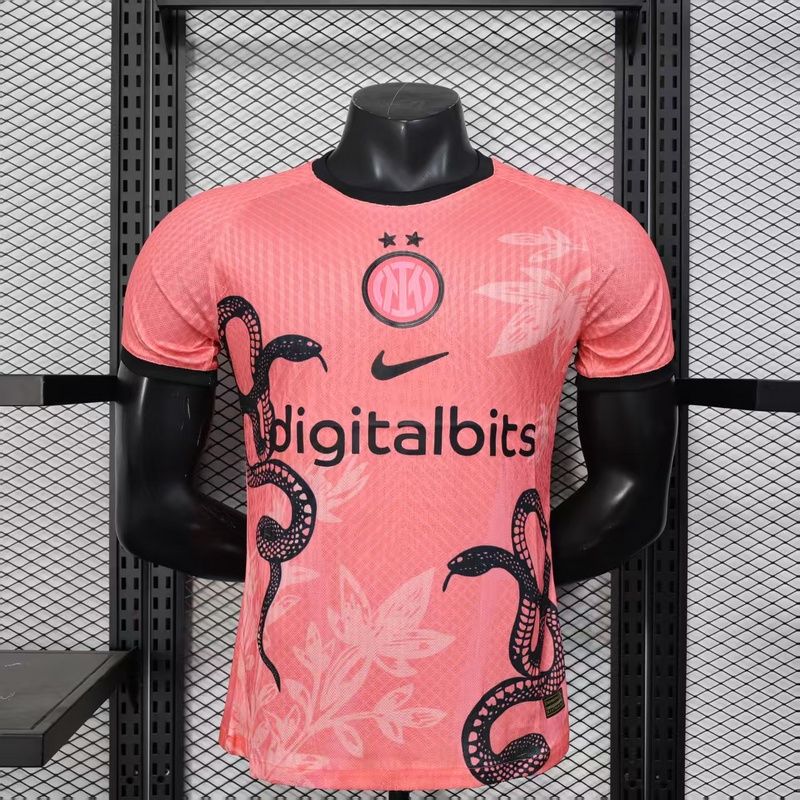 Inter Milan Pink and Black Island Special Vapor Jersey
