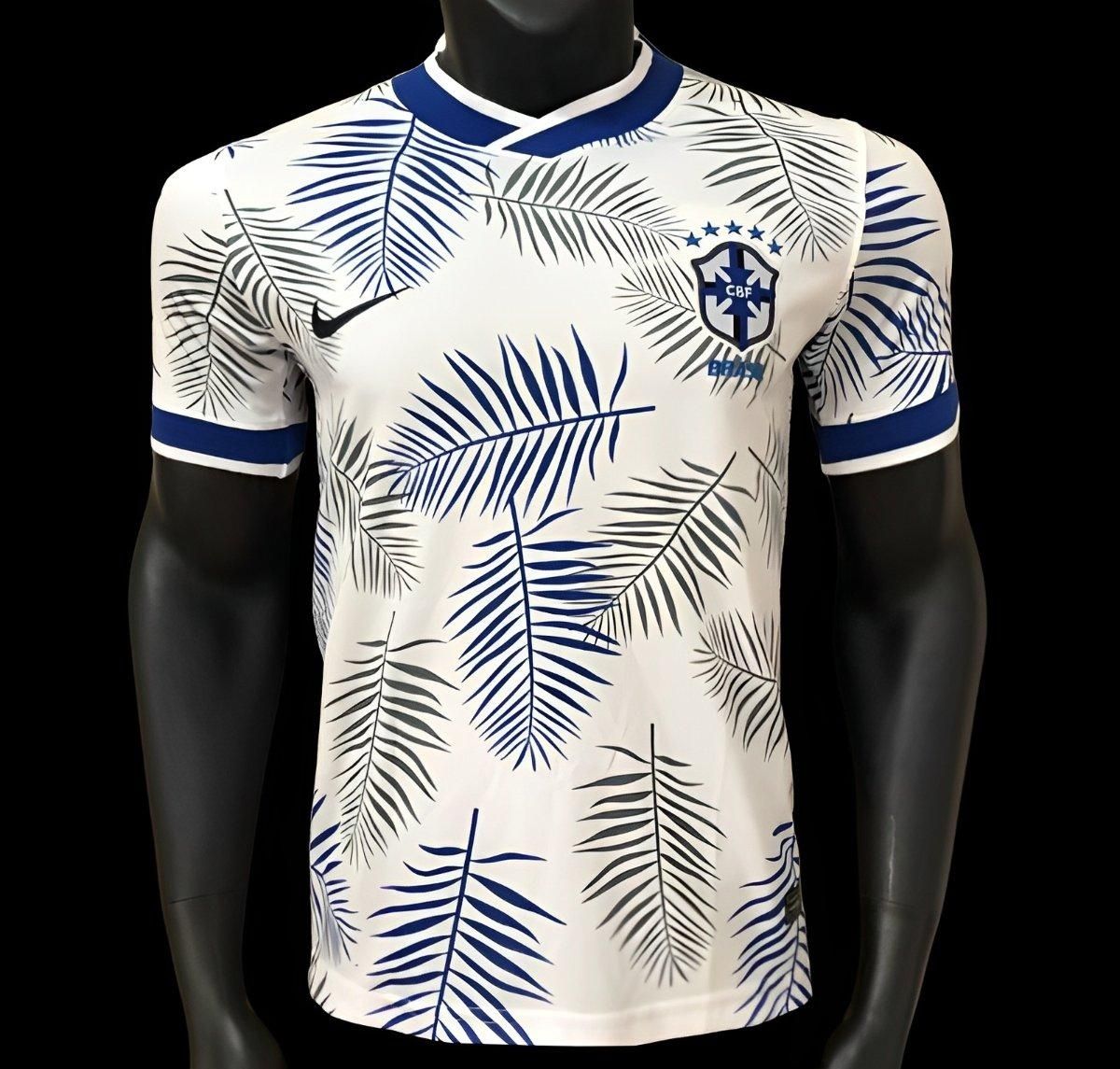Brazil White and Blue Island Special Vapor Jersey Brazil White and Blue Island Special Vapor Jersey