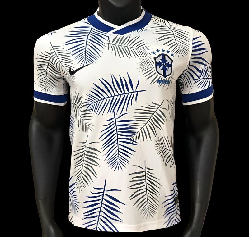 Brazil White and Blue Island Special Vapor Jersey