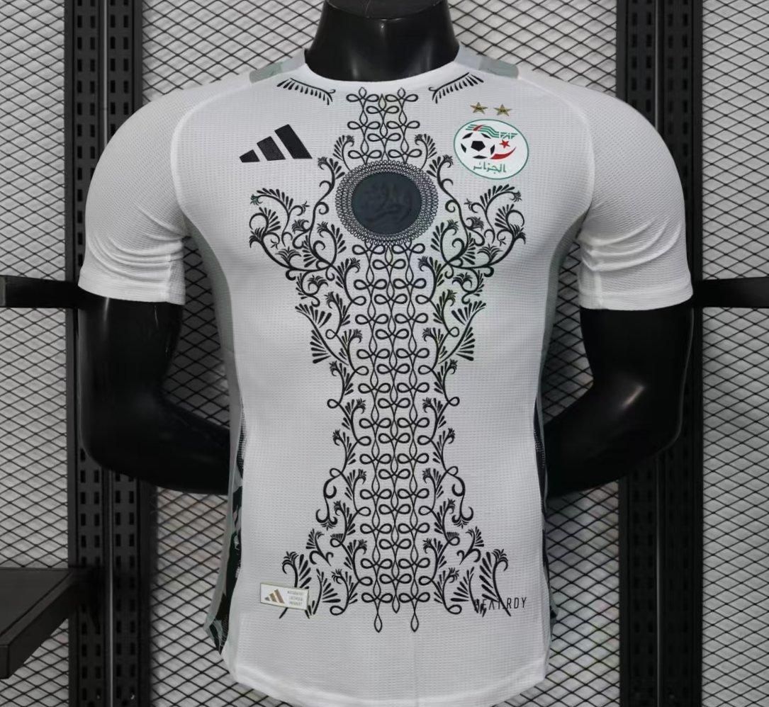 Algeria White and Grey Special Vapor Jersey Algeria White and Grey Special Vapor Jersey