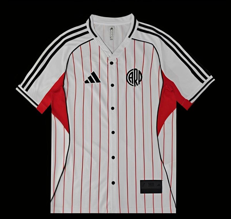 Inter Milan Baseball White and Red Special Fan Jersey