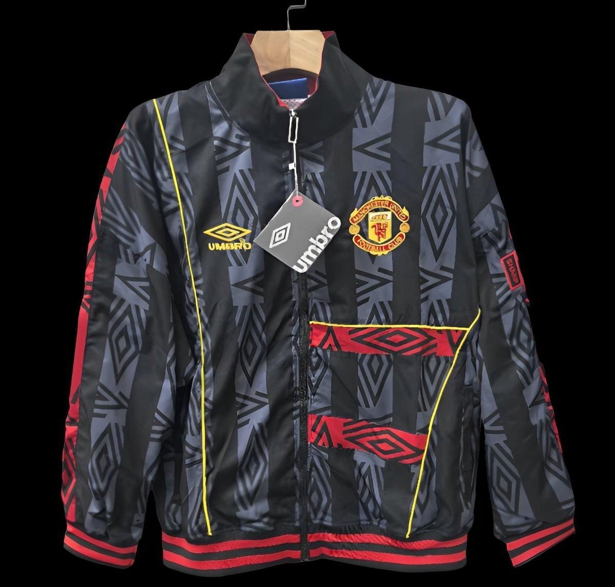 Man United Black and Red Windbreaker  Man United Black and Red Windbreaker