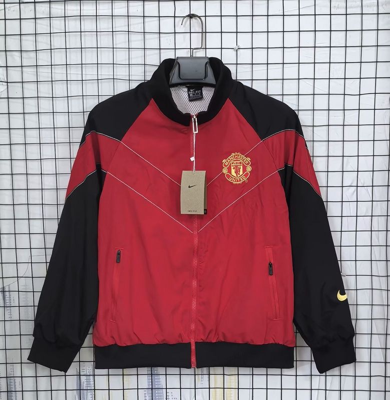 Man United Red and Black 1878 Windbreaker  Man United Red and Black 1878 Windbreaker