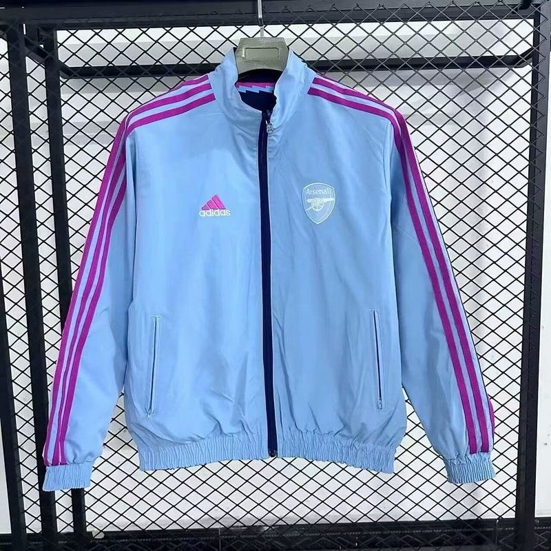 Arsenal Blue, Purple and Navy Reversible Windbreaker  Arsenal Blue, Purple and Navy Reversible Windbreaker
