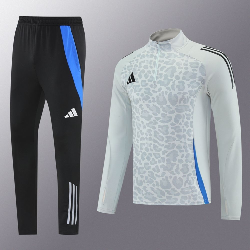 Adidas Grey, Royal Blue and Black Animal Print Tracksuit Set Adidas Grey, Royal Blue and Black Animal Print Tracksuit Set