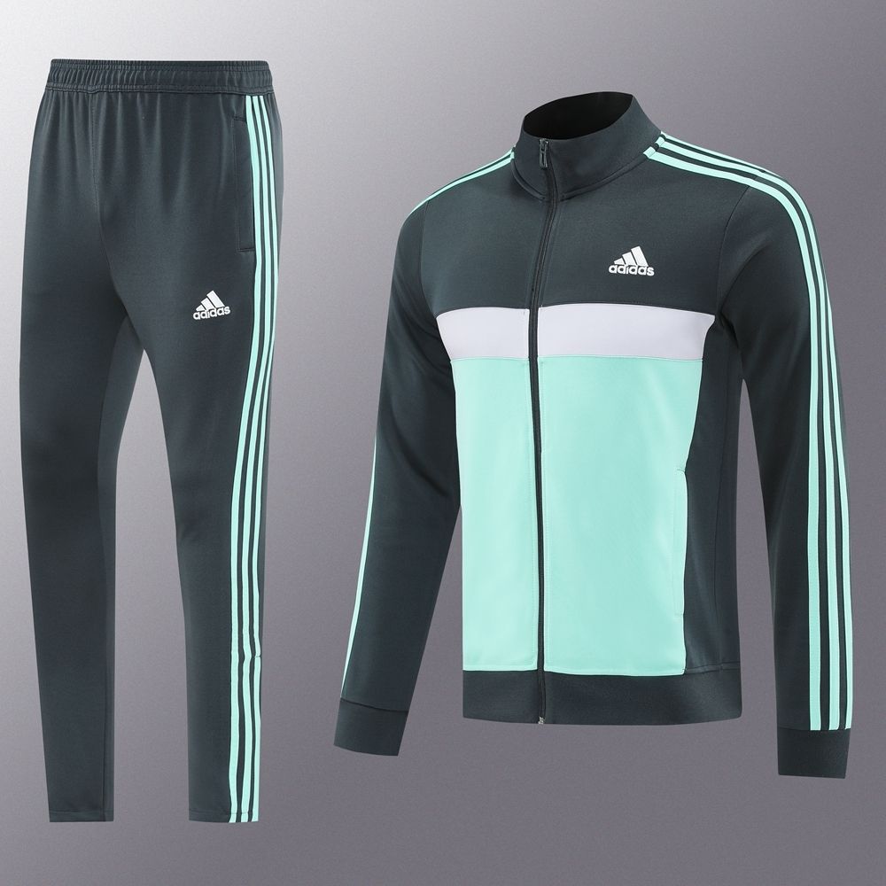 Adidas Green, Teal and White Tracksuit Set Adidas Green, Teal and White Tracksuit Set