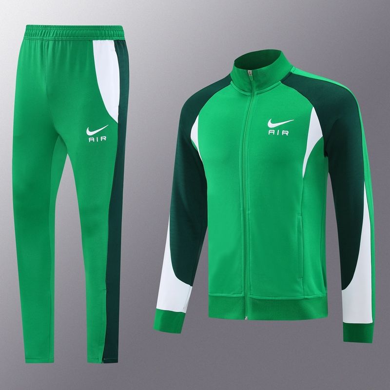 Nike Air Green and White Tracksuit Set