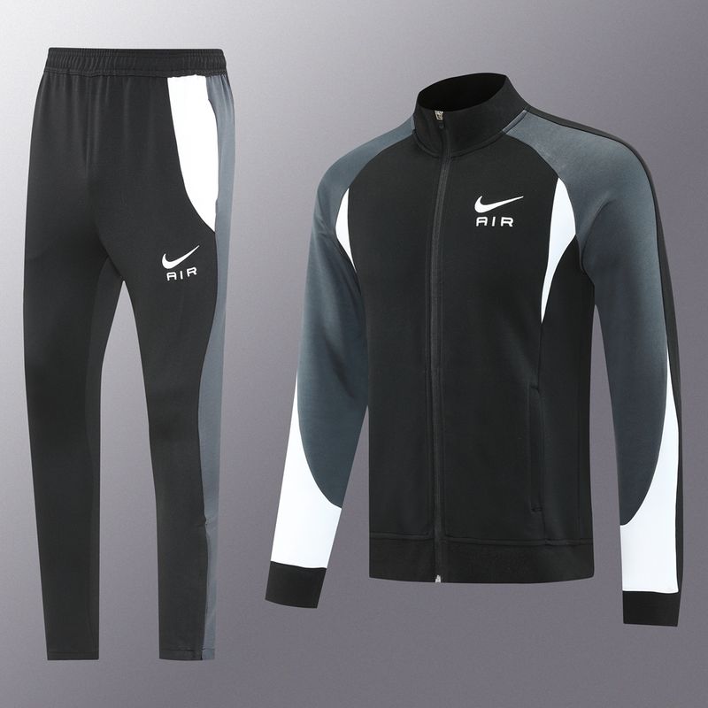 Nike Air Black and Charcoal Grey Tracksuit Set