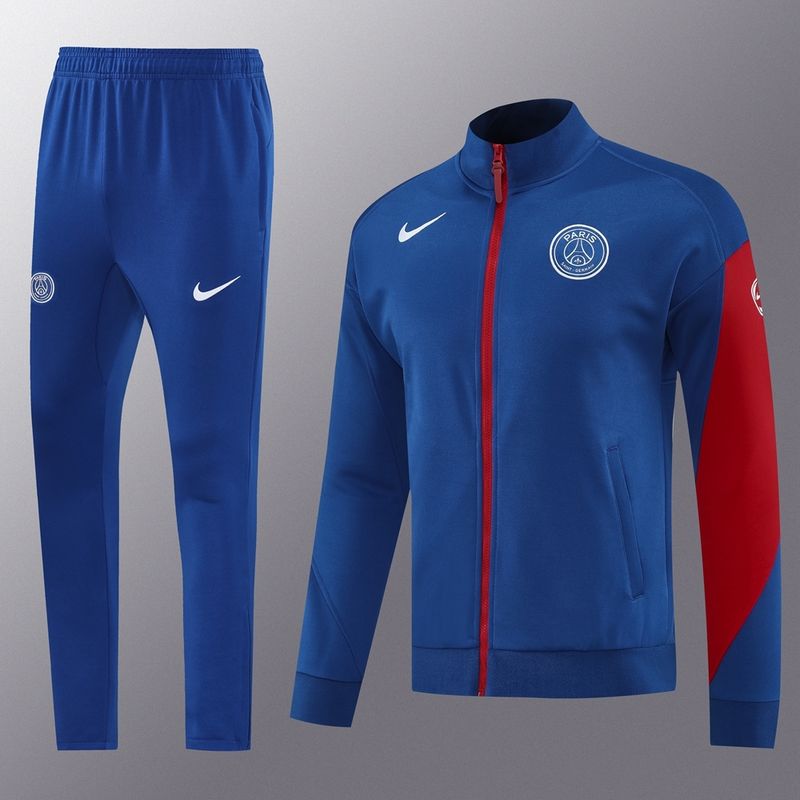 PSG Blue and Dark Red Tracksuit Set