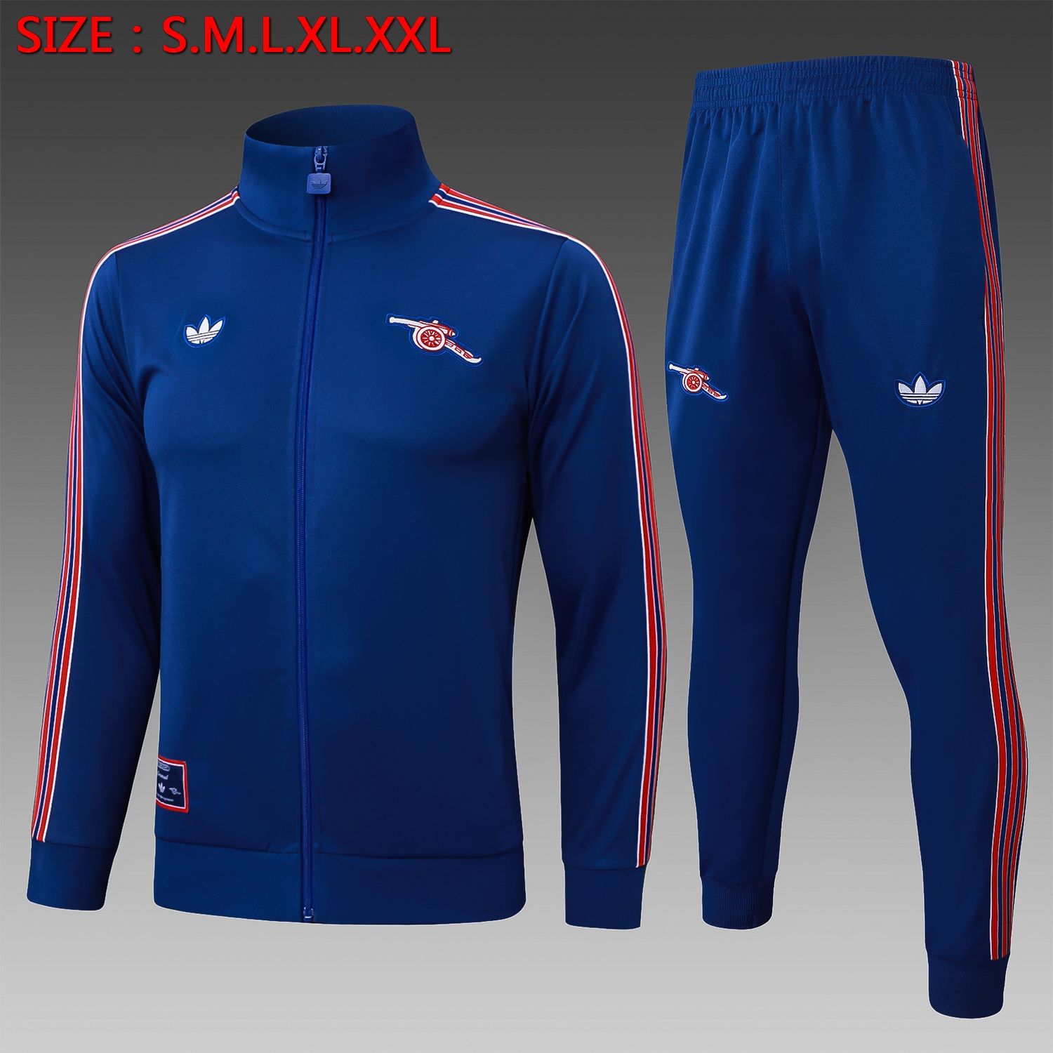 Arsenal Navy and Red Long Tracksuit Set Arsenal Navy and Red Long Tracksuit Set