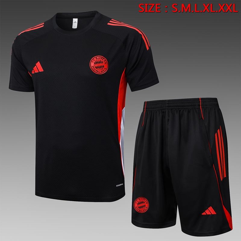Bayern Munich Black and Red Short Training Set