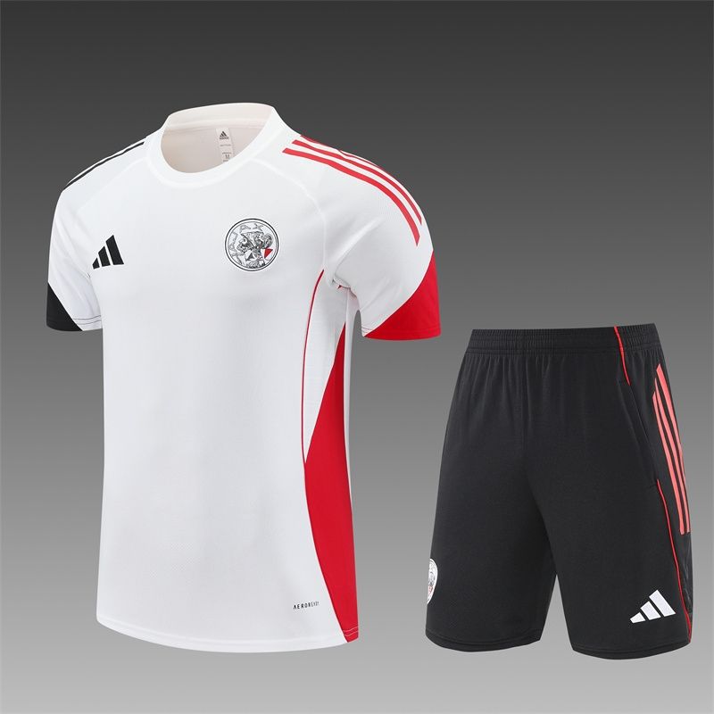 Ajax White, Red and Black Short Training Set