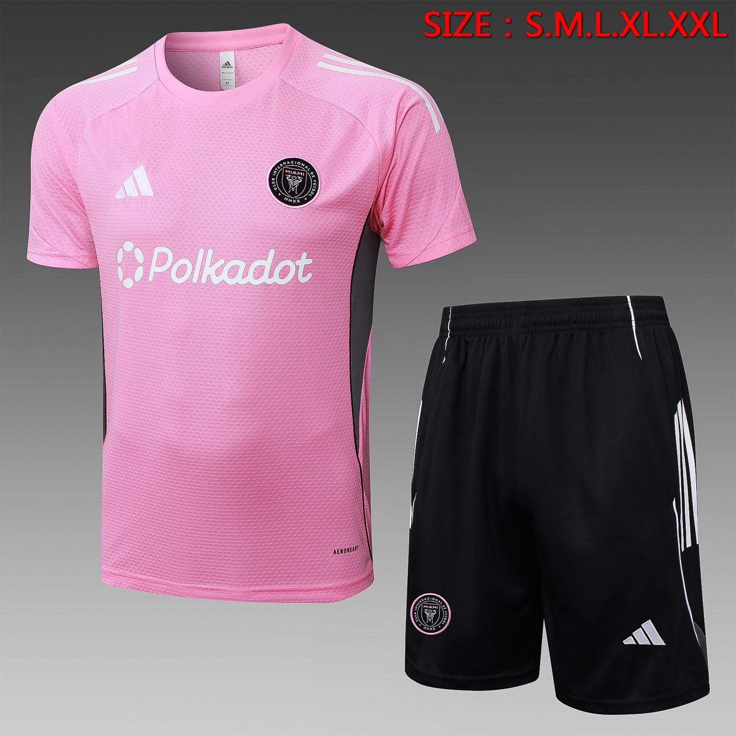 Inter Miami Pink and Black Short Training Set Inter Miami Pink and Black Short Training Set