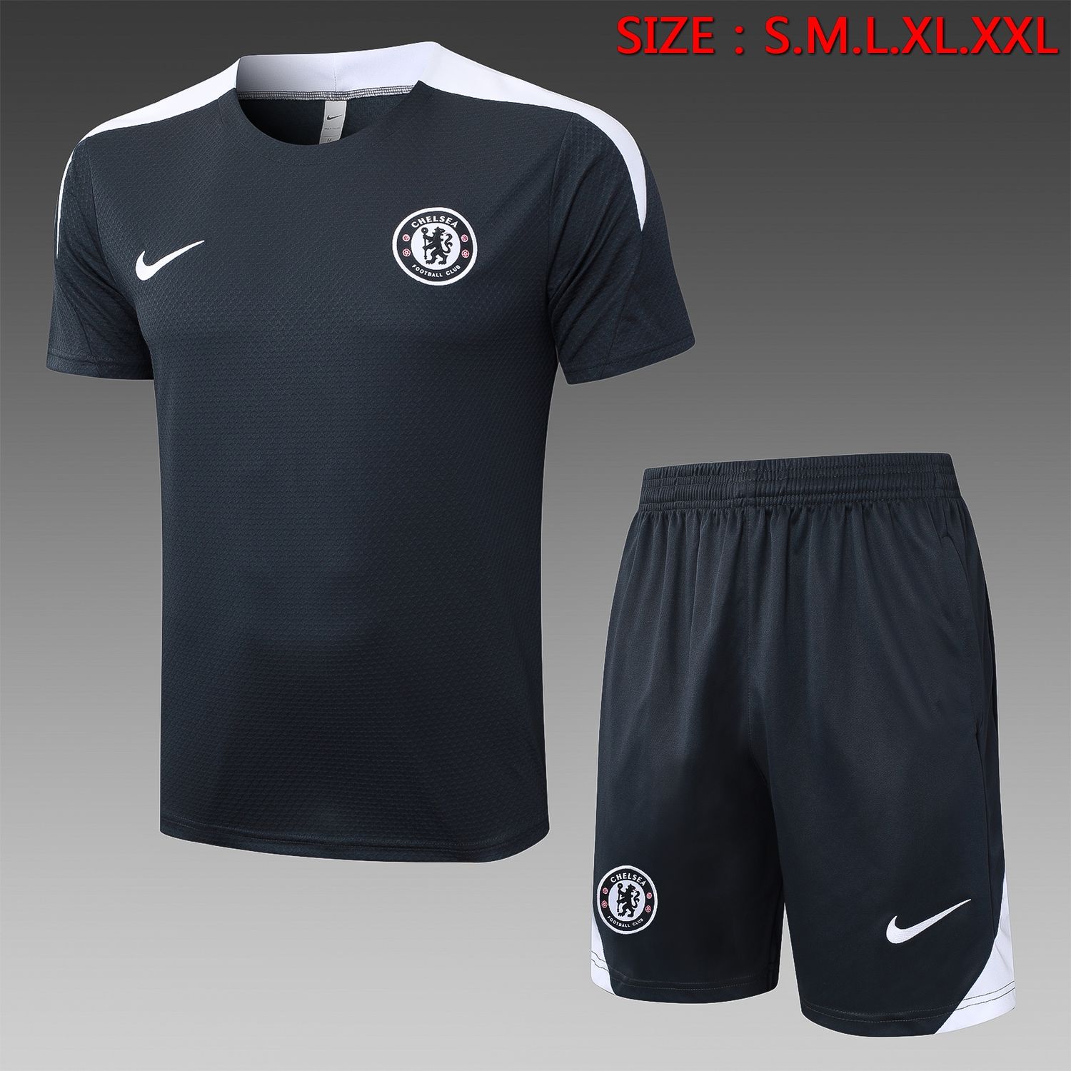 Chelsea Charcoal Grey and White Training Set Chelsea Charcoal Grey and White Training Set