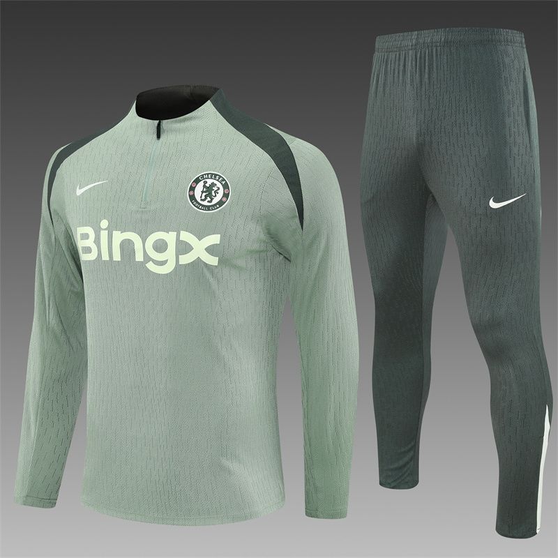 Chelsea Mint and Olive Green Long Sleeve Training Set  Chelsea Mint and Olive Green Long Sleeve Training Set