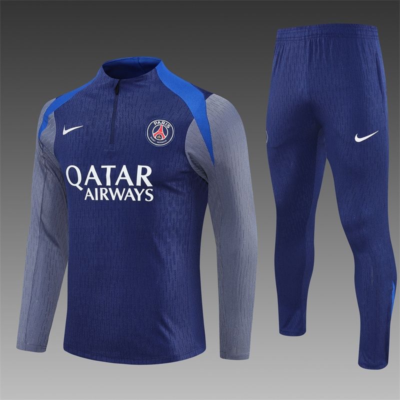 PSG Navy and Blue Long Sleeve Training Set  PSG Navy and Blue Long Sleeve Training Set
