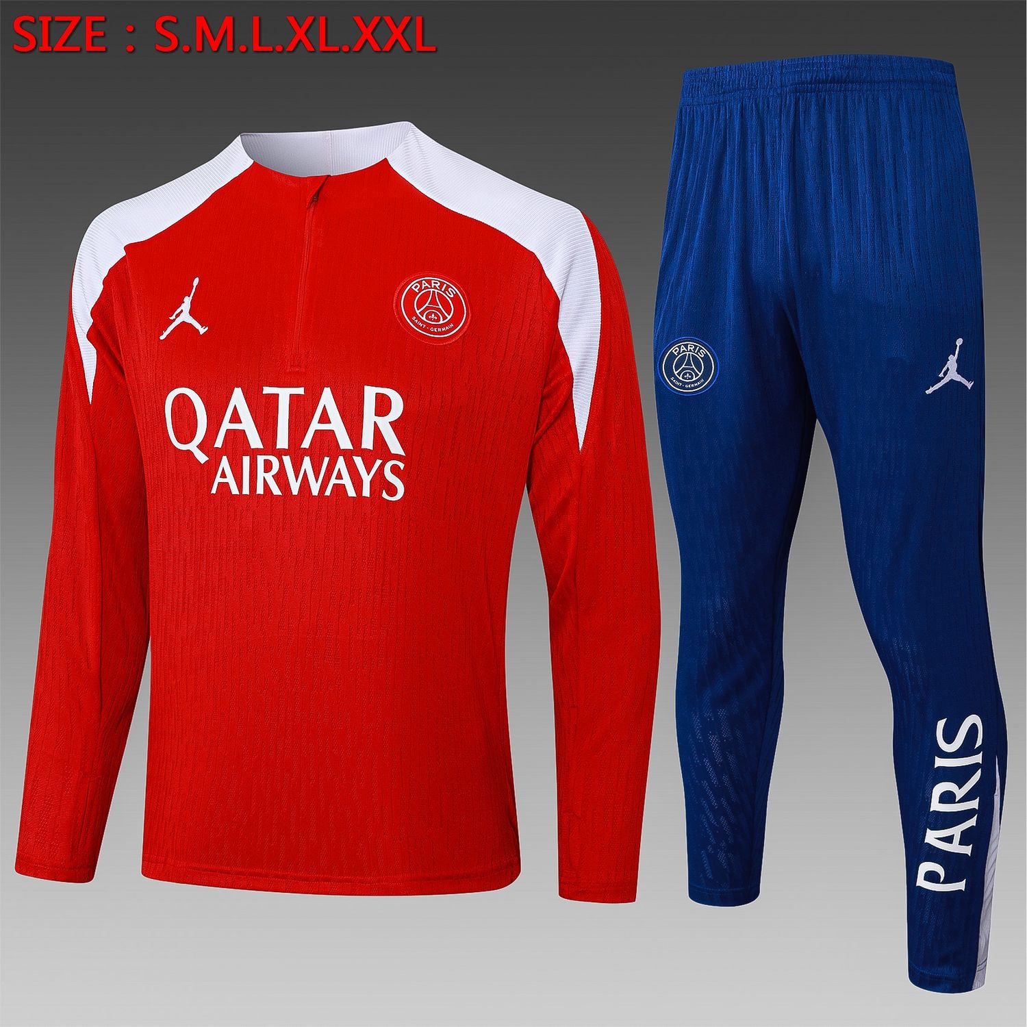 PSG Red and Navy Long Sleeve Training Set  PSG Red and Navy Long Sleeve Training Set