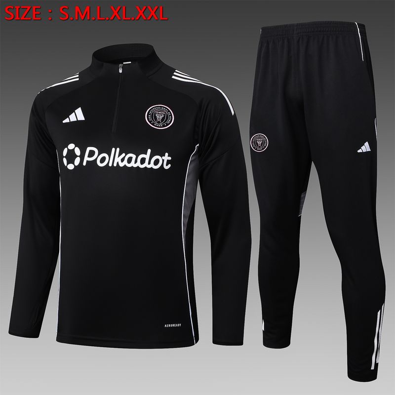 Inter Miami Black Long Sleeve Training Set 