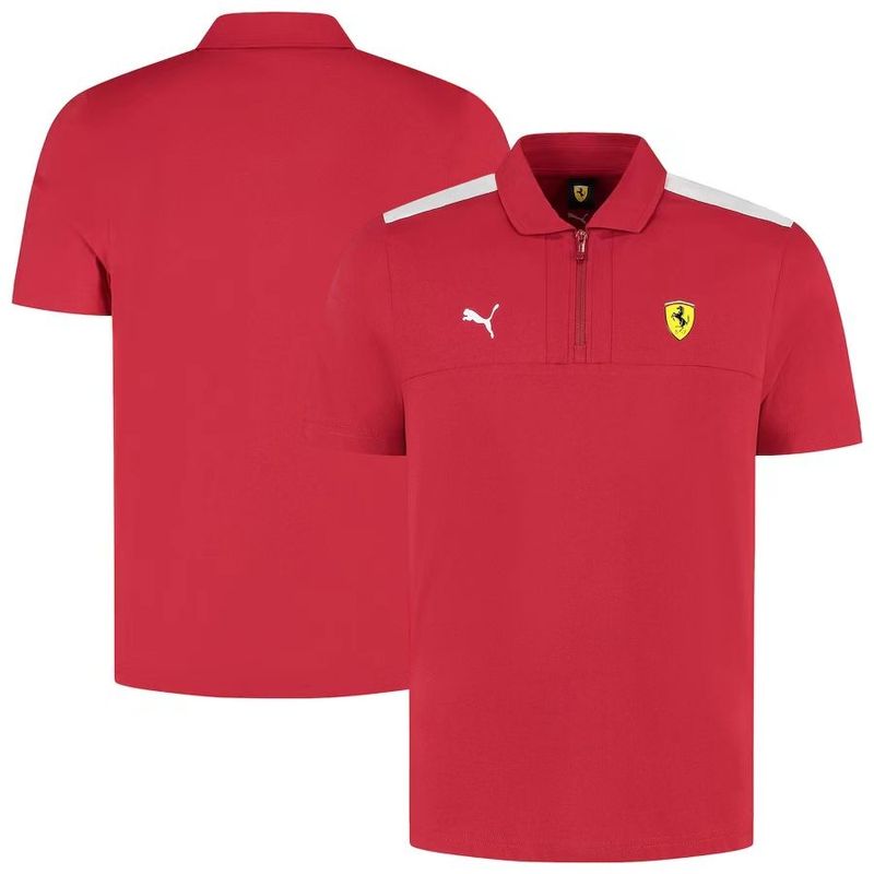 Ferrari Red Collar Racing Suit 