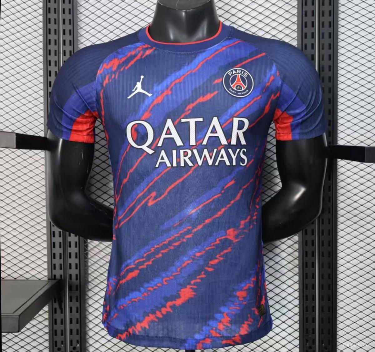 PSG Blue and Red Twister Special Vapor Jersey PSG Blue and Red Twister Special Vapor Jersey