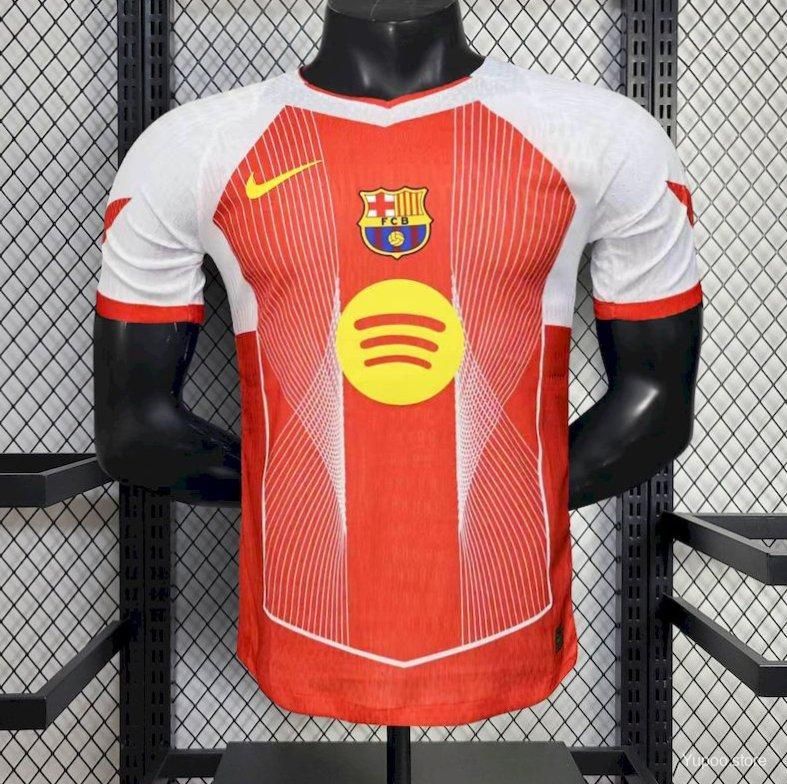 Barcelona Red, White and Yellow Special Vapor Jersey Barcelona Red, White and Yellow Special Vapor Jersey