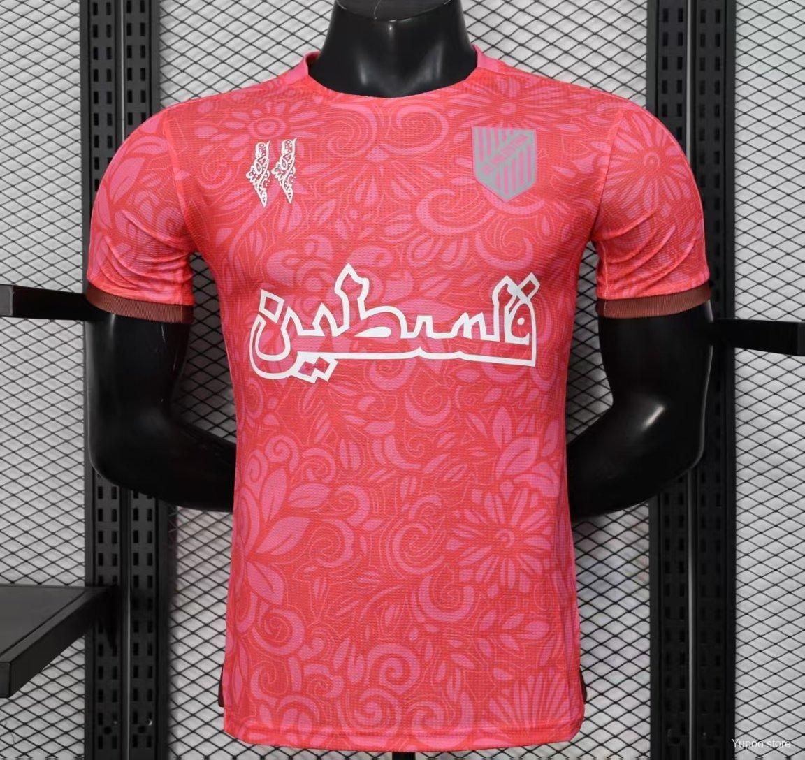 Palestine Pink Special Vapor Jersey Palestine Pink Special Vapor Jersey