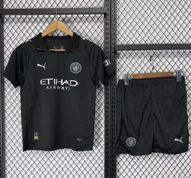 Manchester City Away Kids Kit
