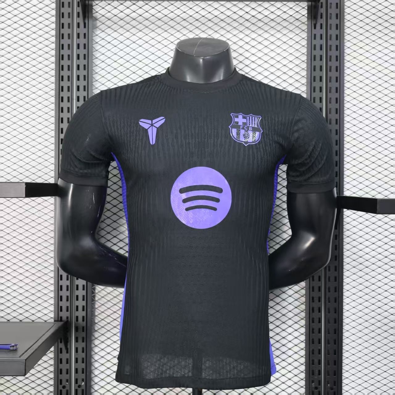 Barcelona Black and Purple Special Vapor Jersey Barcelona Black and Purple Special Vapor Jersey