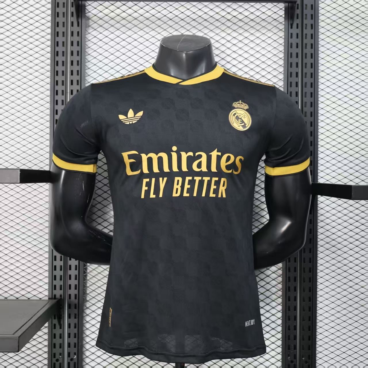 Real Madrid Black and Gold Special Vapor Jersey Real Madrid Black and Gold Special Vapor Jersey