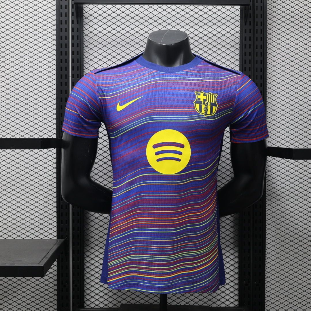 Barcelona Multicolour Wavelengths Special Vapor Jersey Barcelona Multicolour Wavelengths Special Vapor Jersey
