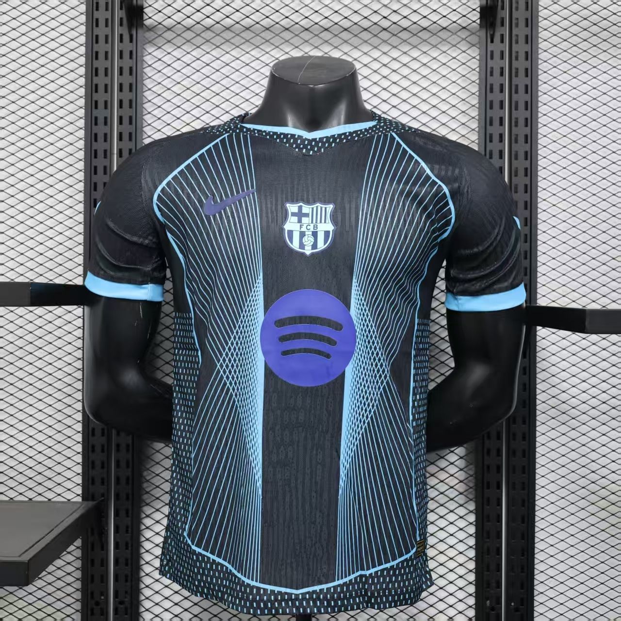 Barcelona Black and Blue Special Vapor Jersey Barcelona Black and Blue Special Vapor Jersey