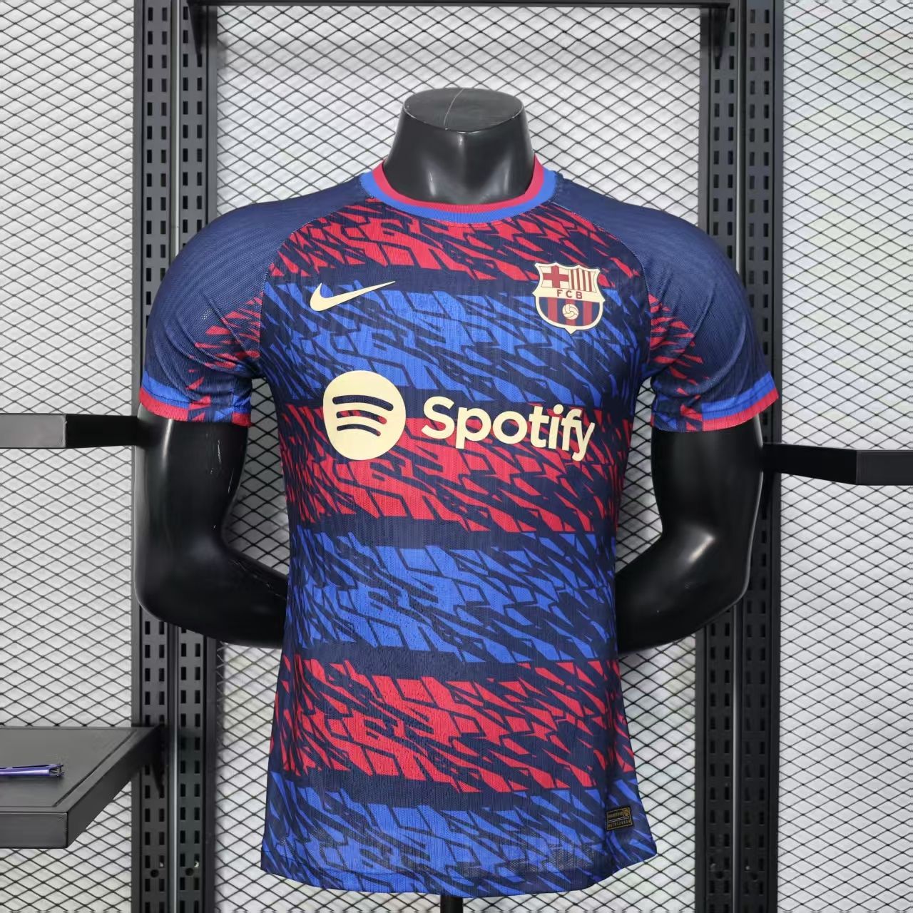 Barcelona Blue and Red Stripes Special Vapor Jersey Barcelona Blue and Red Stripes Special Vapor Jersey