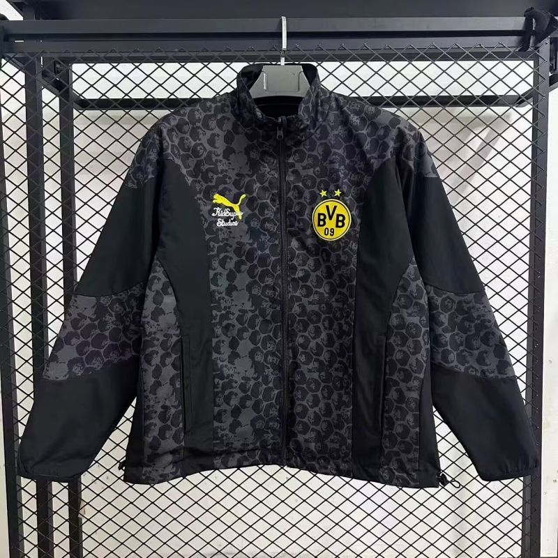 Dortmund Black Windbreaker