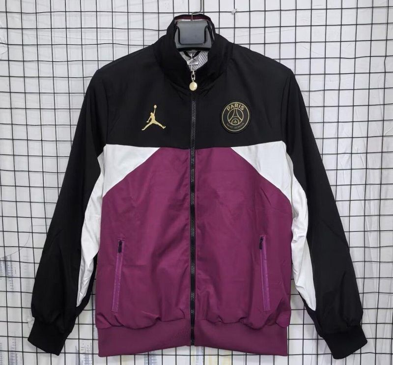 PSG Black and Maroon Windbreaker  PSG Black and Maroon Windbreaker