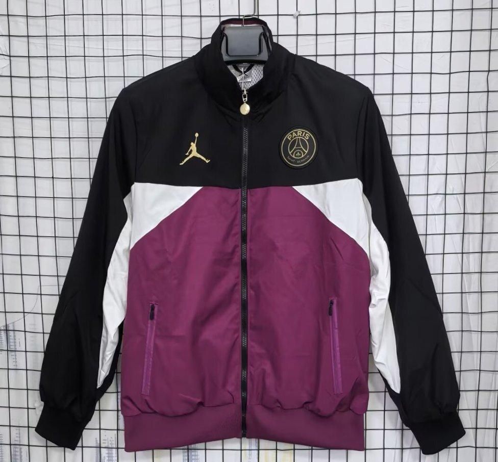 PSG Black and Maroon Windbreaker  PSG Black and Maroon Windbreaker