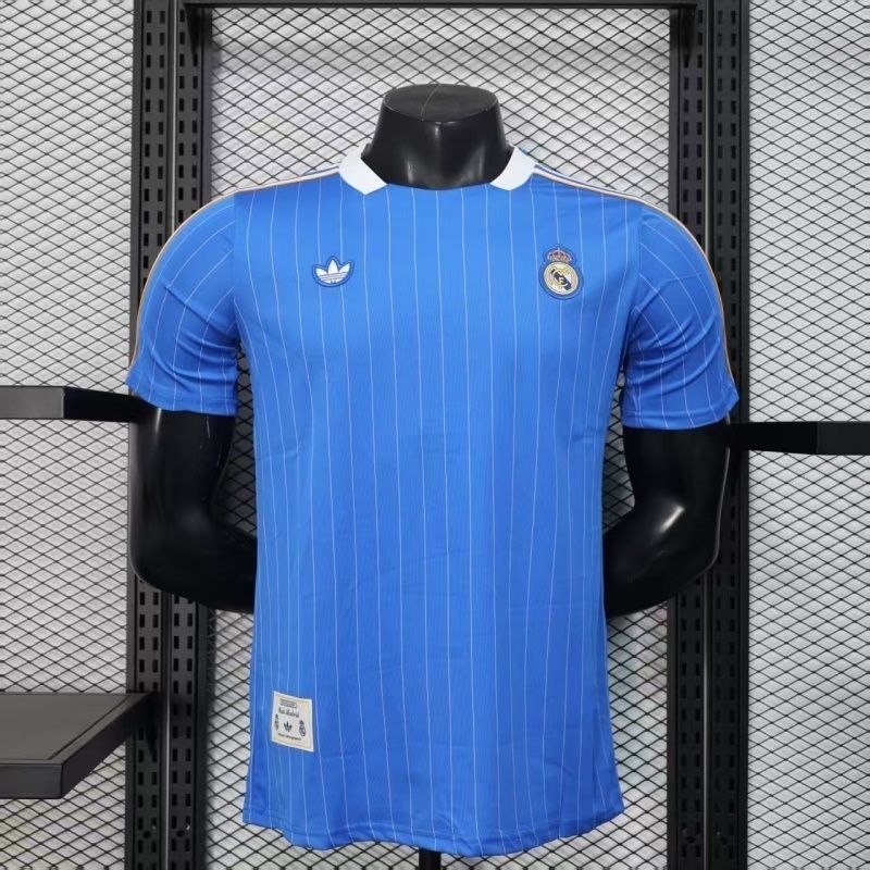 Real Madrid Blue Retro Style Special Vapor Jersey Real Madrid Blue Retro Style Special Vapor Jersey