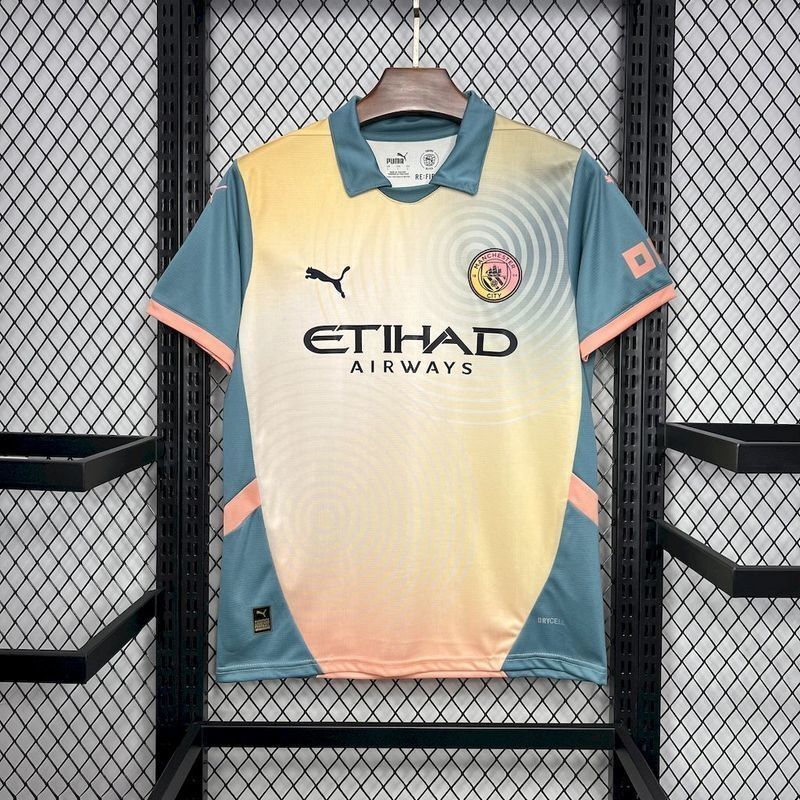 Manchester City 24/25 Fourth Jersey Fan Version  Manchester City 24/25 Fourth Jersey Fan Version