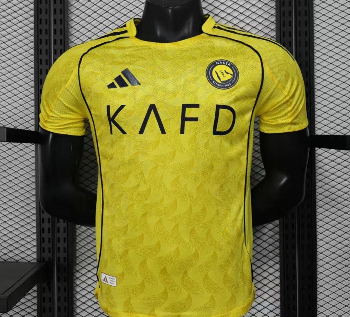 Al Nassr Home Vapor Jerseys  Al Nassr Home Vapor Jerseys