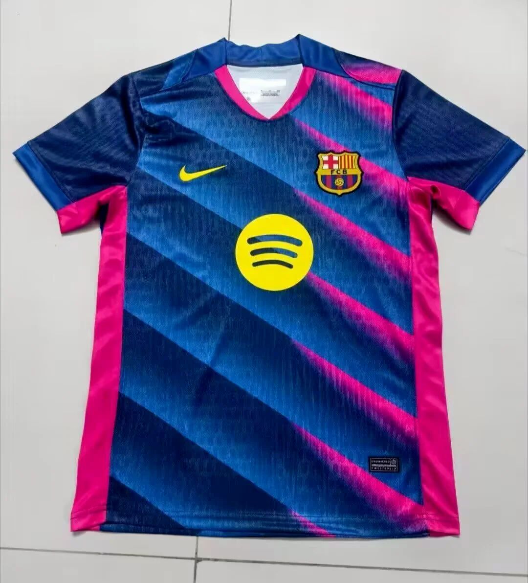 Barcelona Blue and Pink Twist Special Fan Jersey Barcelona Blue and Pink Twist Special Fan Jersey
