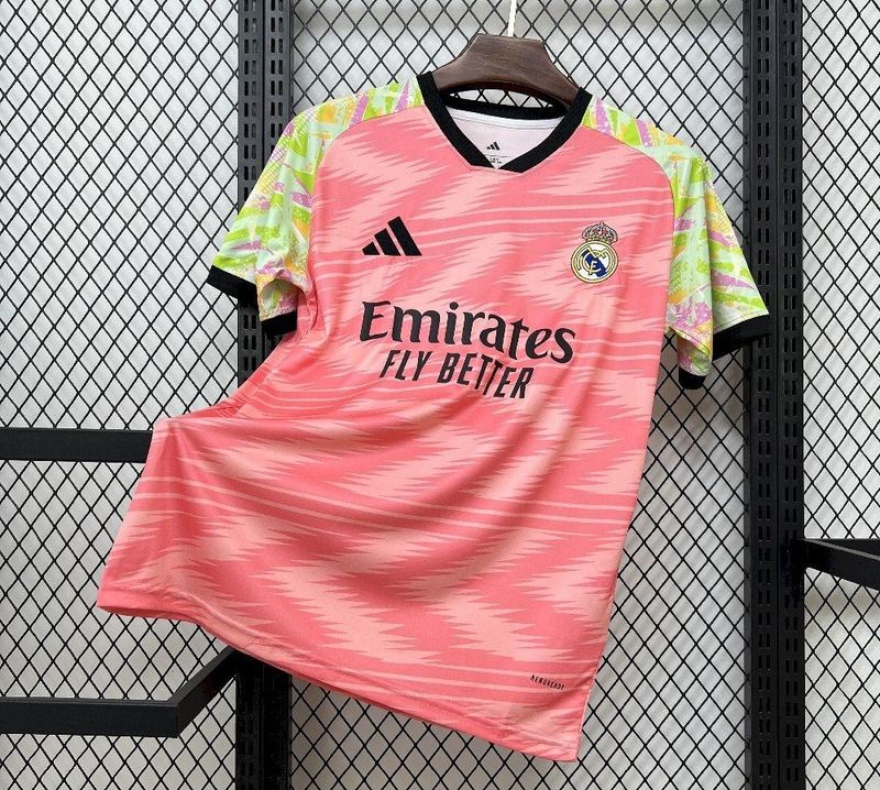Real Madrid Pink and Green Special Fan Jersey