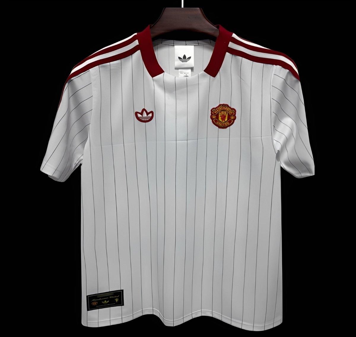Man United White and Red Icon Special Fan Jersey