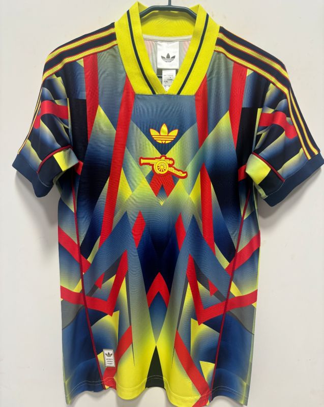 Arsenal Yellow, Blue and Red Special Fan Jersey Arsenal Yellow, Blue and Red Special Fan Jersey