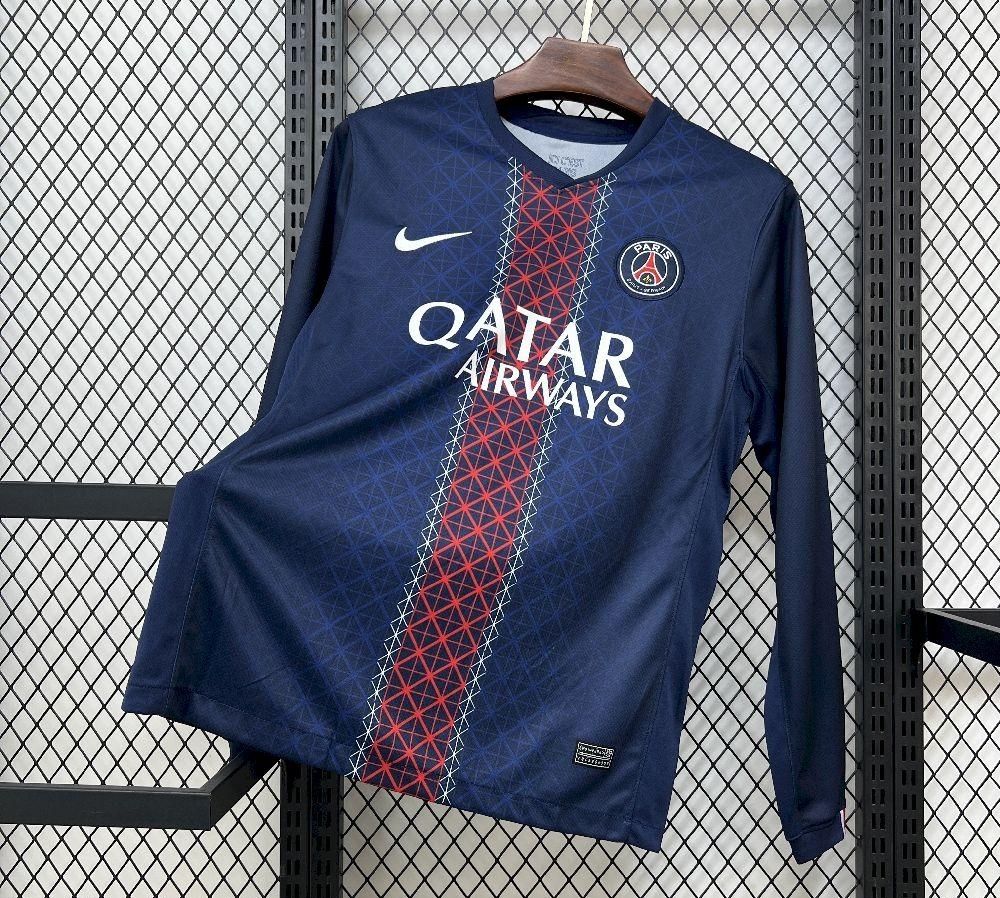 PSG Home Long Sleeve Fan Jersey PSG Home Long Sleeve Fan Jersey
