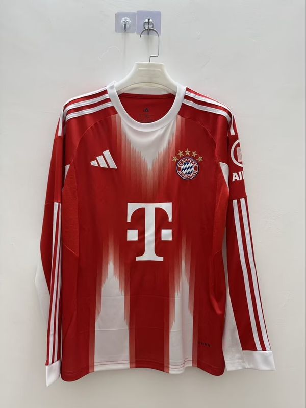Bayern Munich Home Long Sleeve Fan Version Bayern Munich Home Long Sleeve Fan Version