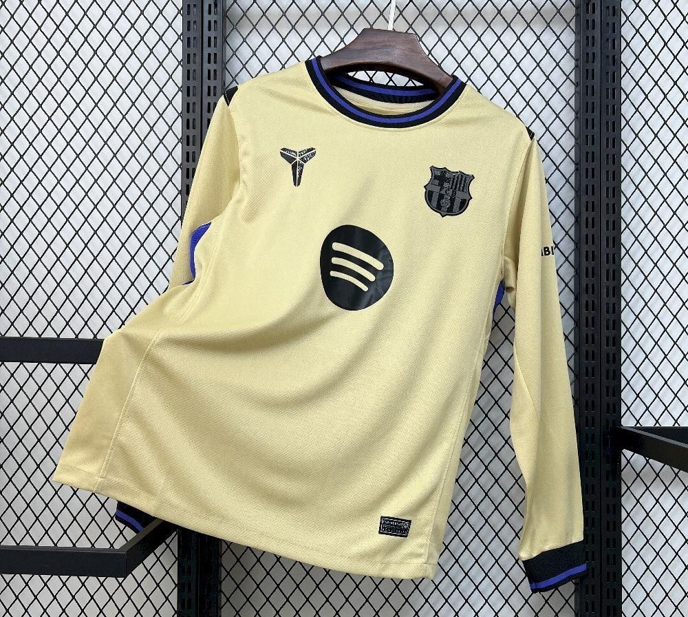 Barcelona Away Long Sleeve Fan Jersey Barcelona Away Long Sleeve Fan Jersey