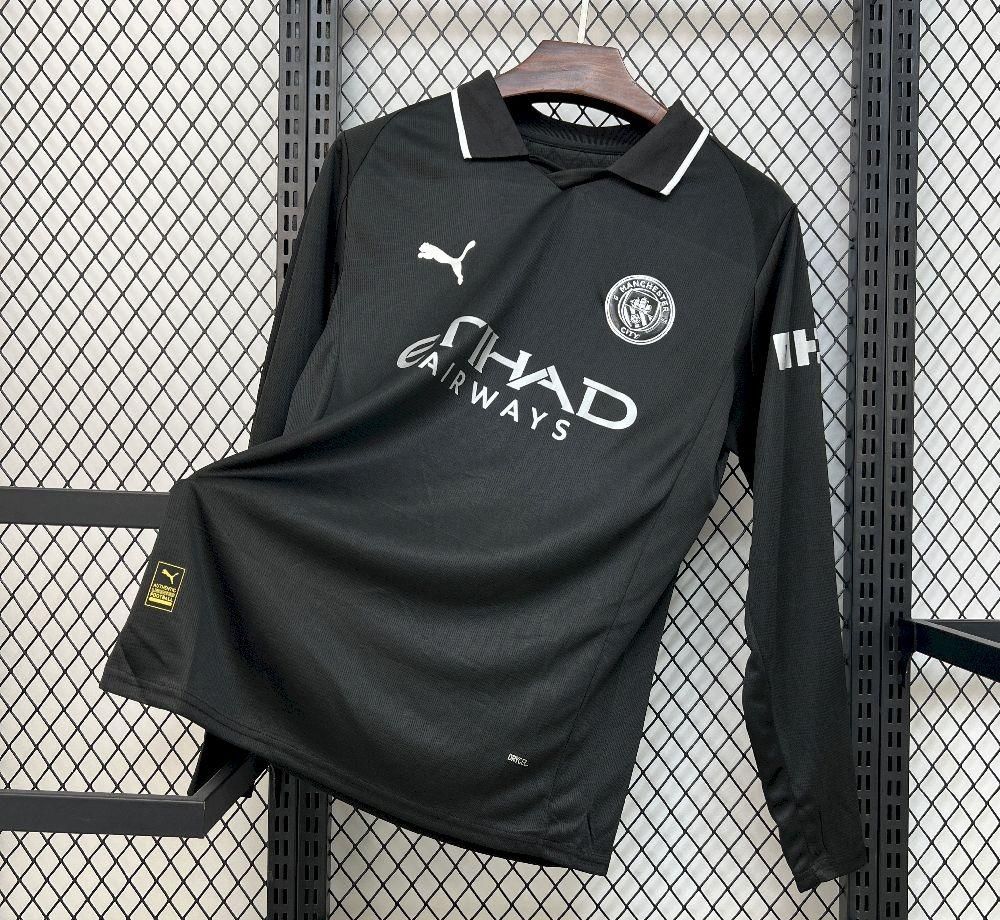 Manchester City Away Long Sleeve Fan Jersey Manchester City Away Long Sleeve Fan Jersey