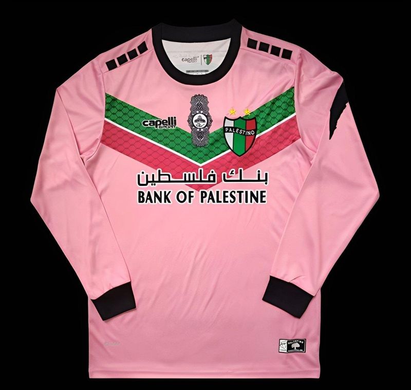 Palestine Pink Long Sleeve Fan Jersey Palestine Pink Long Sleeve Fan Jersey