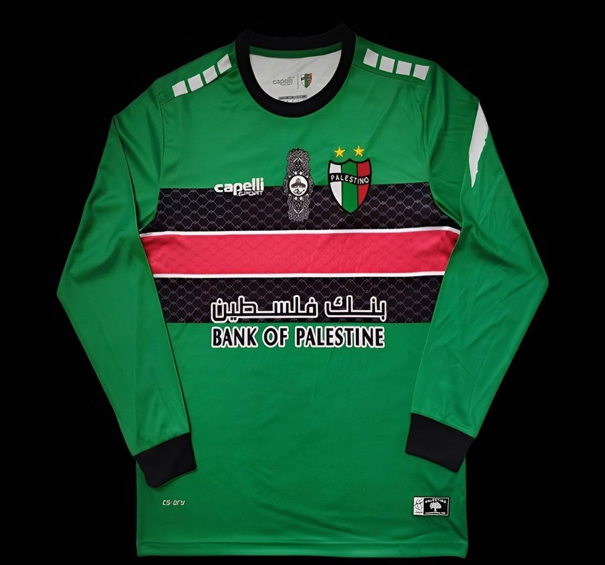 Palestine Green Long Sleeve Fan Jersey Palestine Green Long Sleeve Fan Jersey