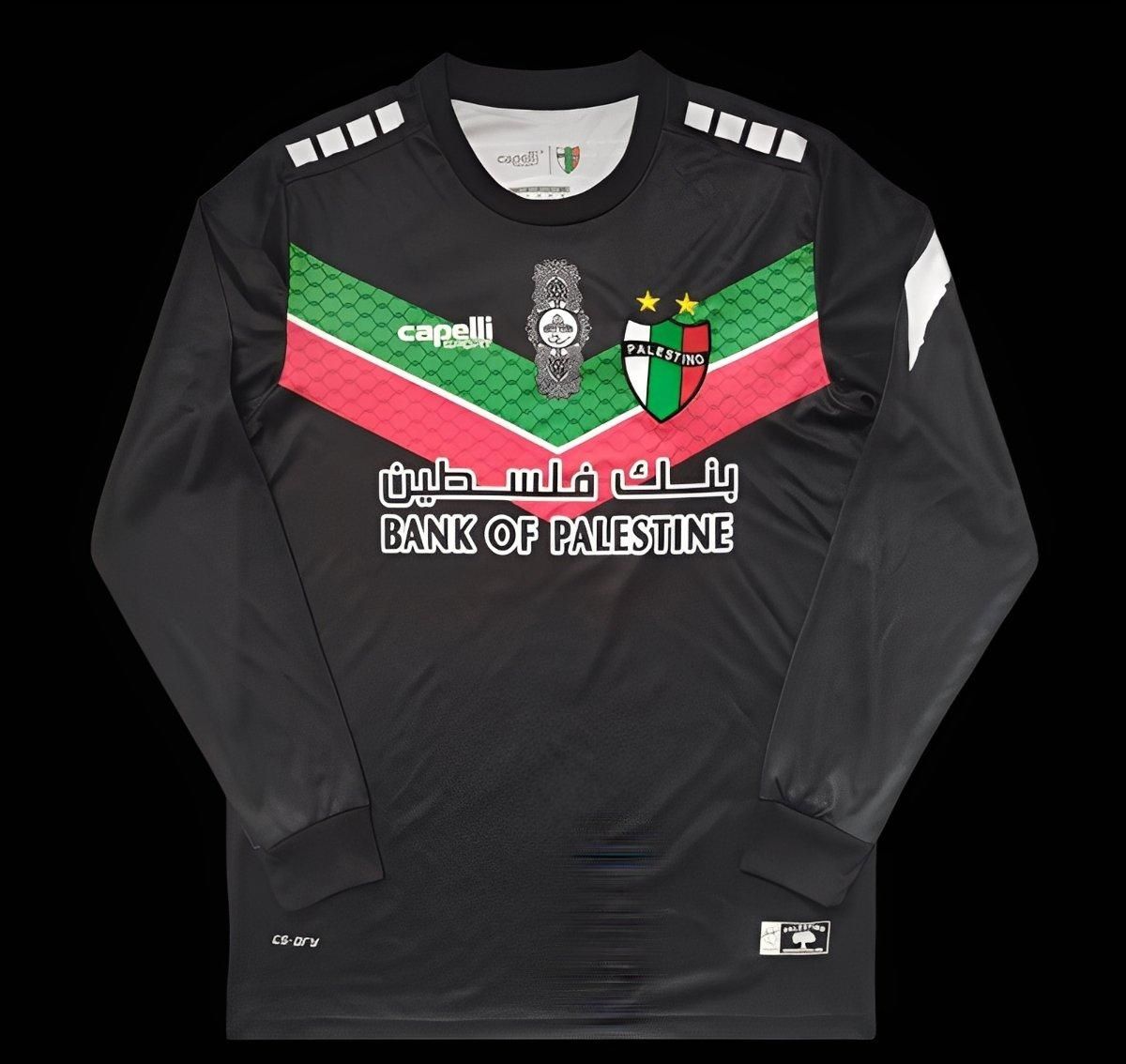 Palestine Black Long Sleeve Fan Jersey