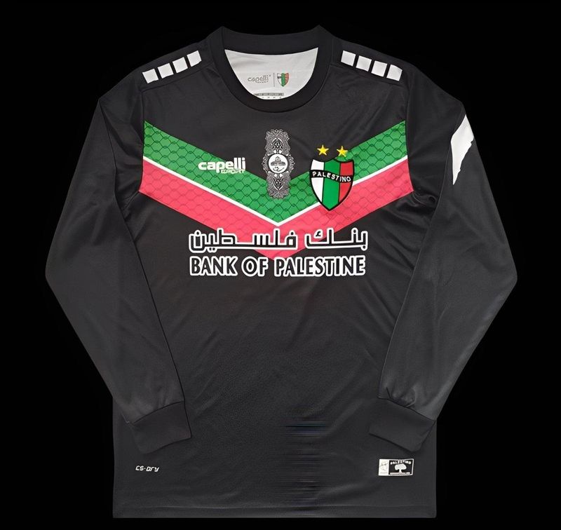 Palestine Black Long Sleeve Fan Jersey Palestine Black Long Sleeve Fan Jersey